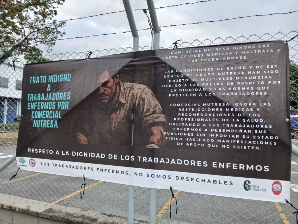 Una tutela histórica ordena a Comercial Nutresa garantizar cartelera sindical permanente en sus instalaciones de Galapa.